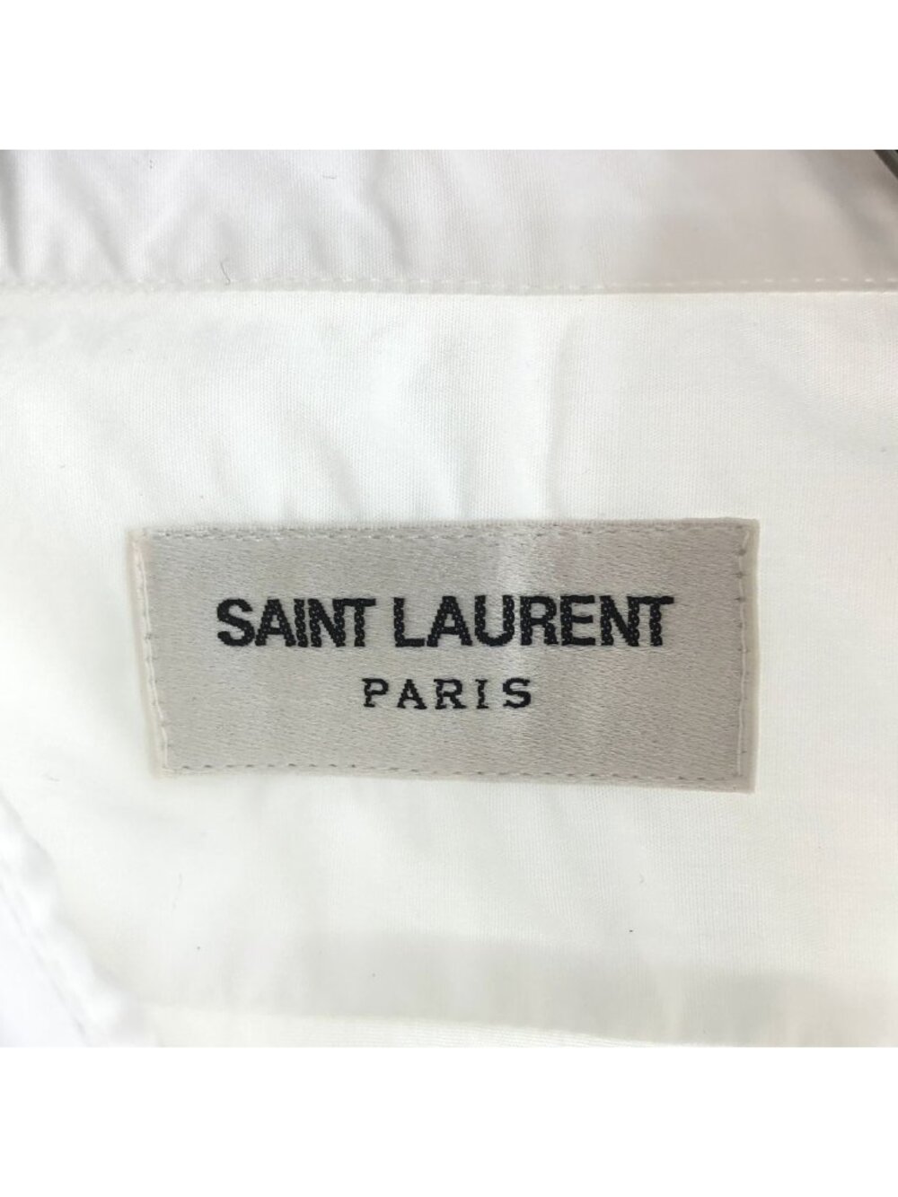 Saint Laurent Paris Hedi Slimane Era Cotton Long Sleeve Shirt White 40 - Picture 5 of 7